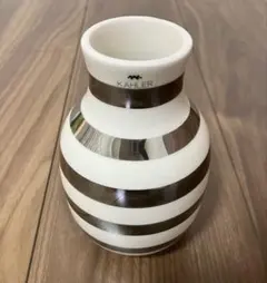Kahler ケーラー　オマジオ フラワーベース／高さ12.5cm シルバーのサムネイル