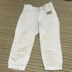 Mizuno子供用練習着 ズボン　サイズ120cm 白 膝パッド付き☆洗い替え