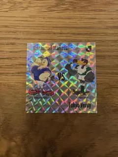 匿名発送　横浜マリノス 東京ヴェルディ ホログラムステッカー 配布 シール