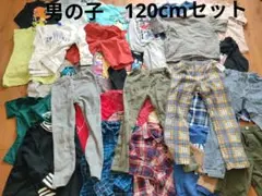 【春から冬】【洗濯済】【普通使用品】【ブランドあり】男の子服120cm