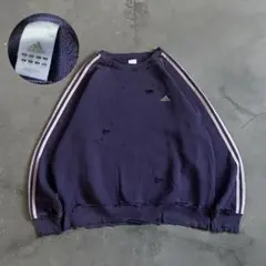 00's“old”adidas“XL“three line“boro sweat