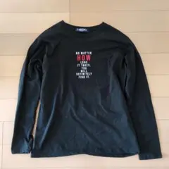 T-GRAPHICS 黒 M 長袖カットソー