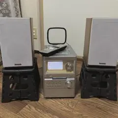 未使用【パパジーノ株式会社本物】CDプレーヤー/FMラジオ/昭和レトロ