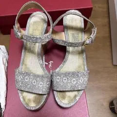 Ferragamo スネークスキン風ウェッジサンダルのサムネイル