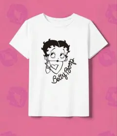 BettyBoop ベティちゃん 半袖Tシャツ ホワイト L