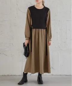 【美品】La-gemme ドッキングワンピース