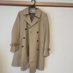 ベージュ トレンチコート キルティング裏地