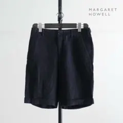 Margaret Howell リネンヘリンボーン　アジャスターハーフパンツのサムネイル