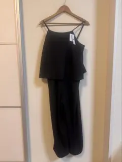 GeeRA セットアップ風キャミソールサロペット ブラック　S