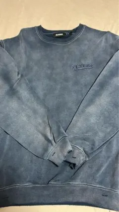 XLARGE ダークブルー クルーネック トレーナー