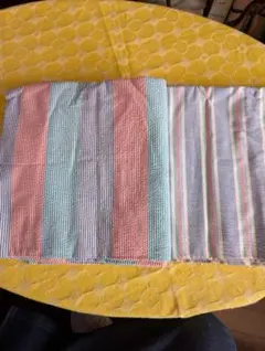 ストライプ柄2柄セット✶未使用✶綿、綿サッカー✶ブルー系