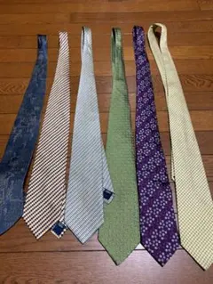 専用品【たかちゃん様】ネクタイ　６本セット　アクアスキュータムネクタイセット