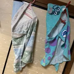 ディズニーフード付きタオル&被り物セット