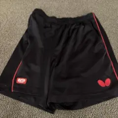 バタフライ　卓球　パンツ　Lサイズ JTTA 赤