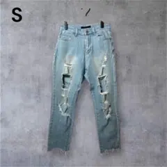 VENCE EXCHANGE ヴァンスエクスチェンジ ダメージ 加工 デニム