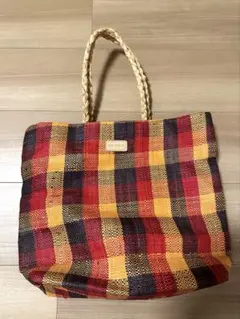 MONO COMME CA ラフィアトートバッグのサムネイル