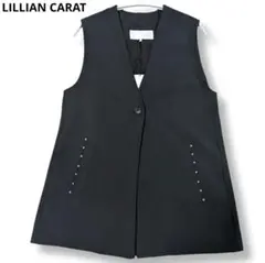 【新品】LILLIAN CARAT ベストジレ　ブラック