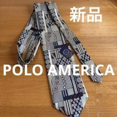 未使用新品☆POLOAMERICA メンズ　ネクタイ
