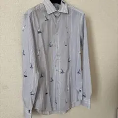 エトロ　ETRO イタリア製　ヨット柄　メンズシャツ　新品同様のサムネイル
