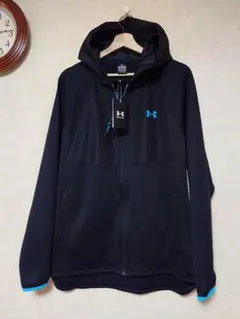 新品UNDER ARMOUR UAアーマーフリースマックスフルジップフーディー①