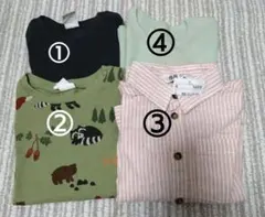 H&M 動物柄 Tシャツ 4枚セット