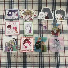 ときめきトゥナイトステッカー 12枚セット シール 3coins お裾分け