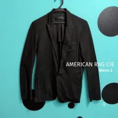 AMERICAN RAG CIE ジャージテーラードジャケット 黒 2（M）のサムネイル