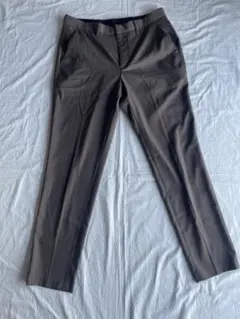 GU ブラウンスラックス　パンツ　メンズ　M 茶系