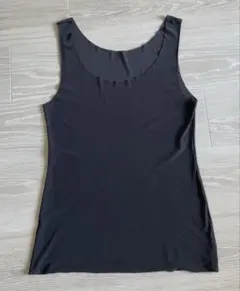 UNIQLO ユニクロ AIRism シームレスタンクトップ ブラック Mのサムネイル