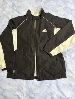 adidas ジャケット シャカシャカ 黒/白