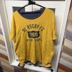 イエロー ネイビー Tシャツ Lサイズのサムネイル