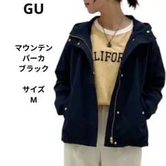 GU マウンテンパーカー ブラック　サイズM
