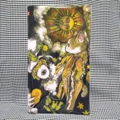 ヒグチユウコ てぬぐい YELLOW 手ぬぐい 手拭い ギュスターヴ ニャンコ