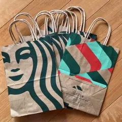 スターバックス ショップ袋 7枚セット