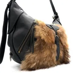 BARDOT ROSE　トートバッグ　ワンショルダー　レザー　ゴールド金具のサムネイル