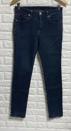 ジーユー　GU スキニーデニム ダークブルー　70