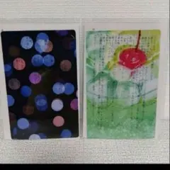 文具博　透明 写真栞　しおり　2枚セット