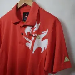 ルコックスポルティフゴルフ　ポロシャツ　ストレッチ　メンズMサイズ