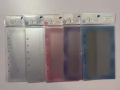 【新品未使用】クーリア　とうめいシールシート　8枚入×全5色セット