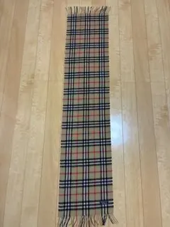 Burberry バーバリー　カシミヤ100％ マフラー ノバチェック ベージュ