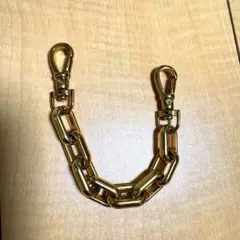 【美品✨】BANDOLIER バンドリヤー チェーン ハンドストラップ ゴールド
