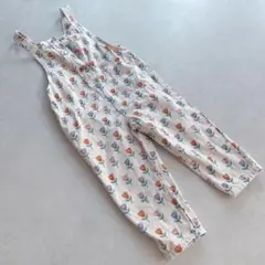 ザラベイビー チューリップ柄 サロペット