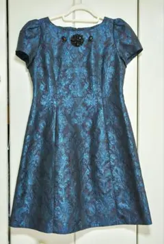 SALE♡スーパービューティー♡ブルーラメ♡ワンピース♡40