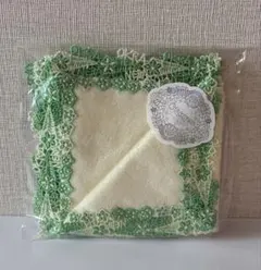 【新品未開封】近沢レース タオルハンカチ オクラ クリーム