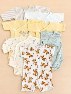 ベビー肌着 ロンパース まとめ売り 7点セットのサムネイル