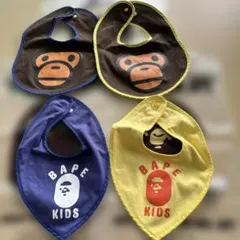 BAPE KIDS ベビー ビブ 4枚セット