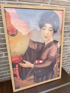 青池保子サイン入り人物画 2001年制作 木製フレーム付き - メルカリ