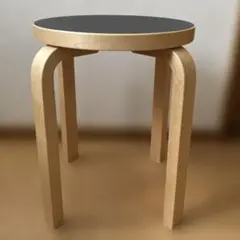 Artek (アルテック)Stool E60 4本脚 リノリウムブラックのサムネイル