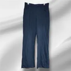 Lサイズ 美品 ストレッチ ストレートパンツ ダークグレー 伸縮性◎履き心地抜群