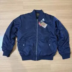 ●未使用品●ワークマン　裏アルミ　MA-1 フライトジャケット ネイビー 3L
